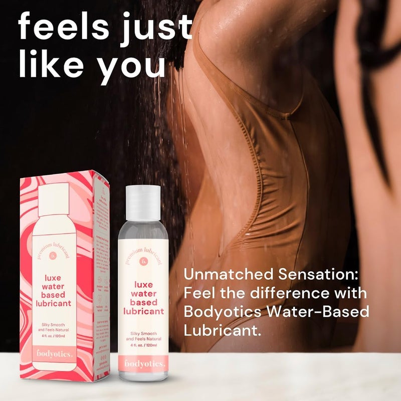 Bodyotics حزمة قرص الحيض القابل لإعادة الاستخدام وزيت التشحيم الشخصي - 2 قرص سيليكون للحيض (صغير وكبير، بيج/وردي)، يمكن ارتداؤه حتى 12 ساعة، زيت تشحيم مائي مناسب للسيليكون للنساء والأزواج - Image 4